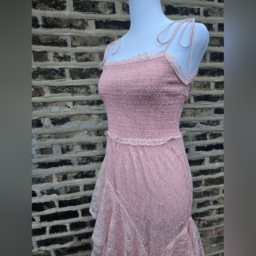 Alice + Olivia Pink Ruffle Maxi Dress - Picture 7 of 10